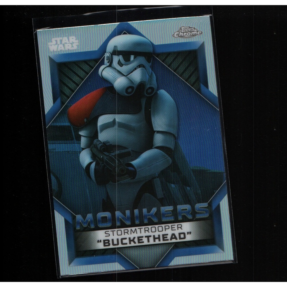 2023 Topps Chrome Star Wars - Monikers #M-19 Stormtrooper "Buckethead"